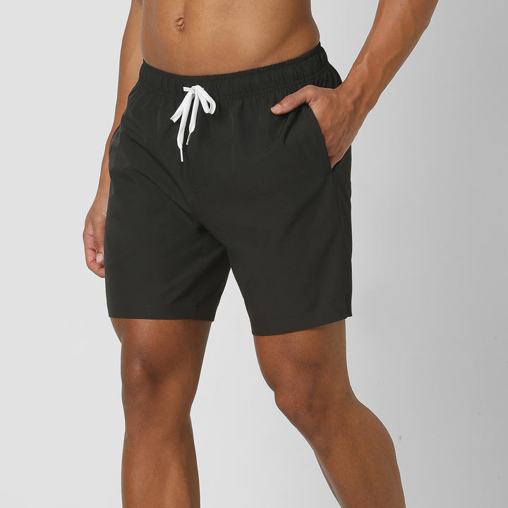 Stretch Swim Solid 5.5" Black side on model