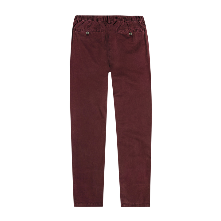Stretch Chino Pant Wine back #wine
