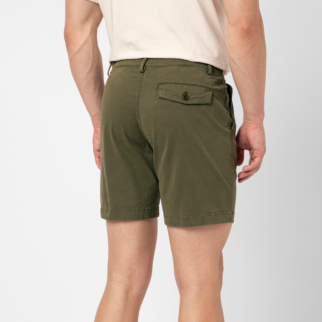 Stretch Short 7 Crocodile back on model