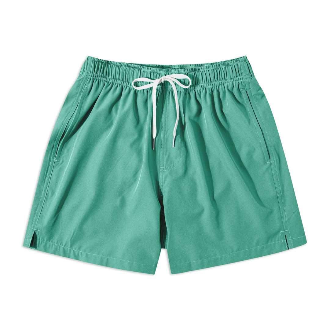 Stretch Swim Solid 5.5" Aqua front
