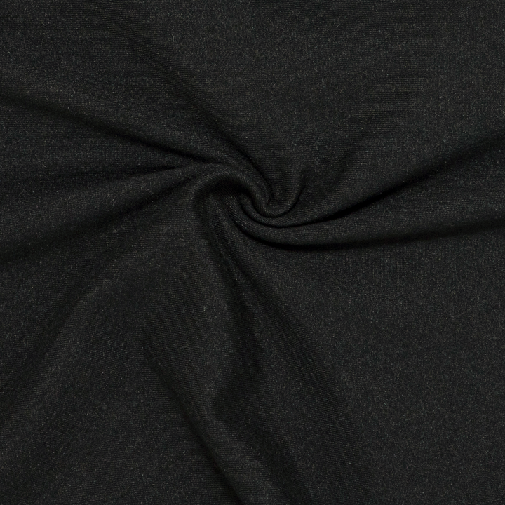 Tech Half-Zip Black close up fabric