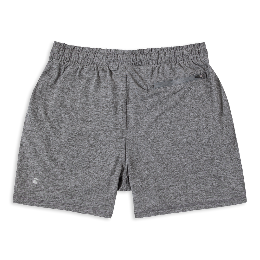 Tech Short 5" Grey back