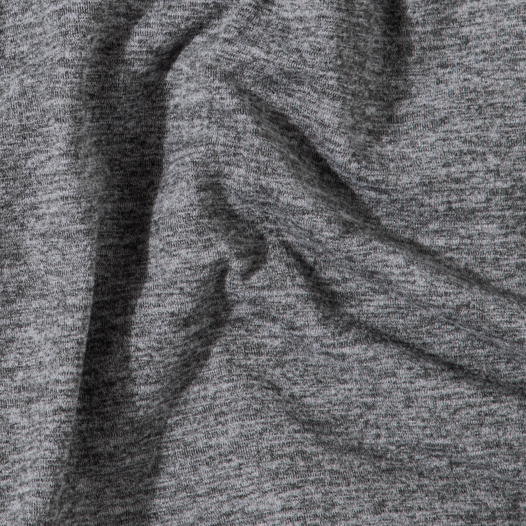 Tech Short 5" Grey close up fabric