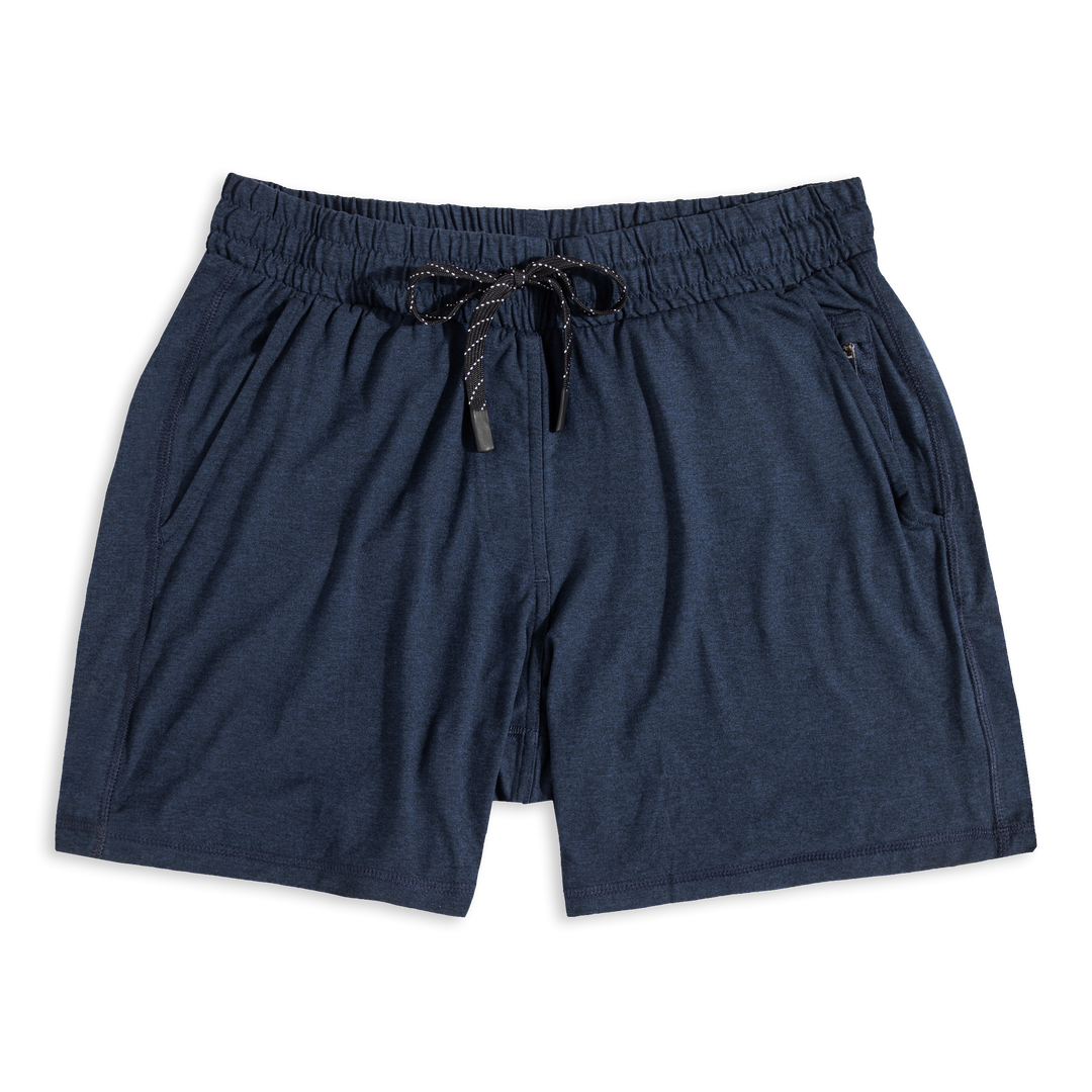 Tech Short 5" Navy front