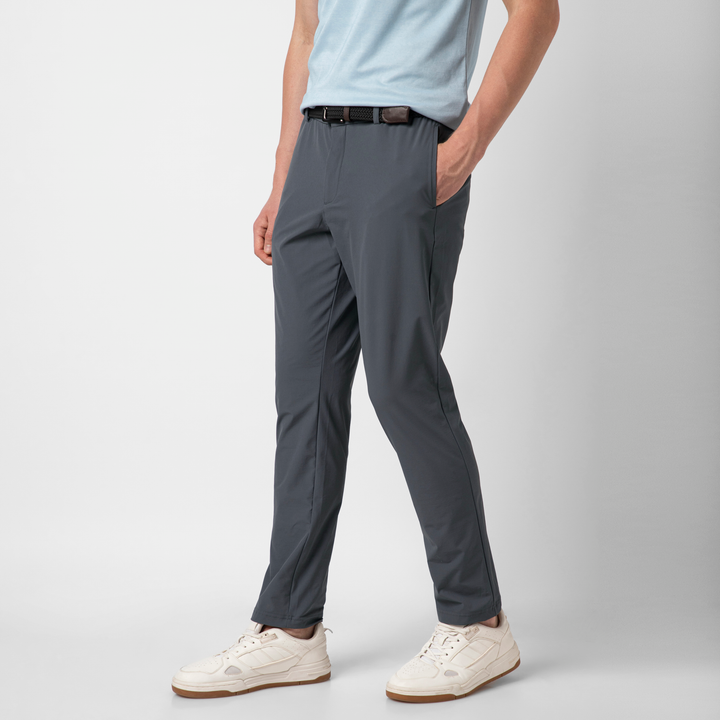 Tour Pant Dark Grey side on model