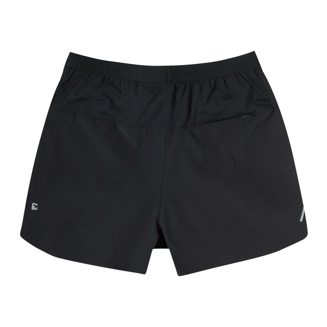 Track Short Lined 4.5" Black back