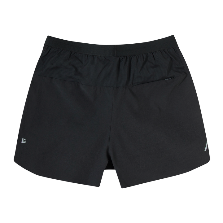 Track Short Lined 4.5" Black back