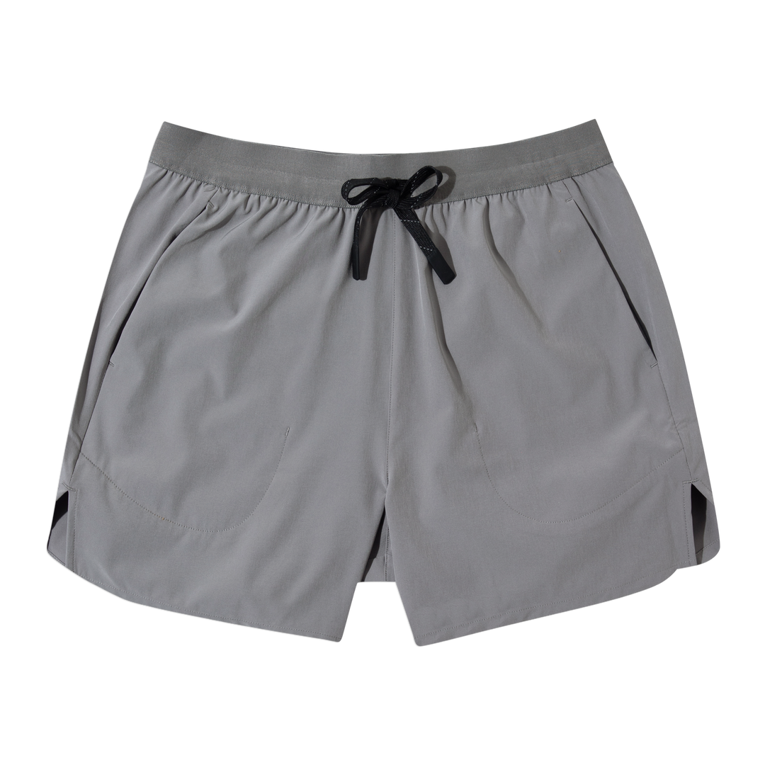 Track Short Lined 4.5" Grey front