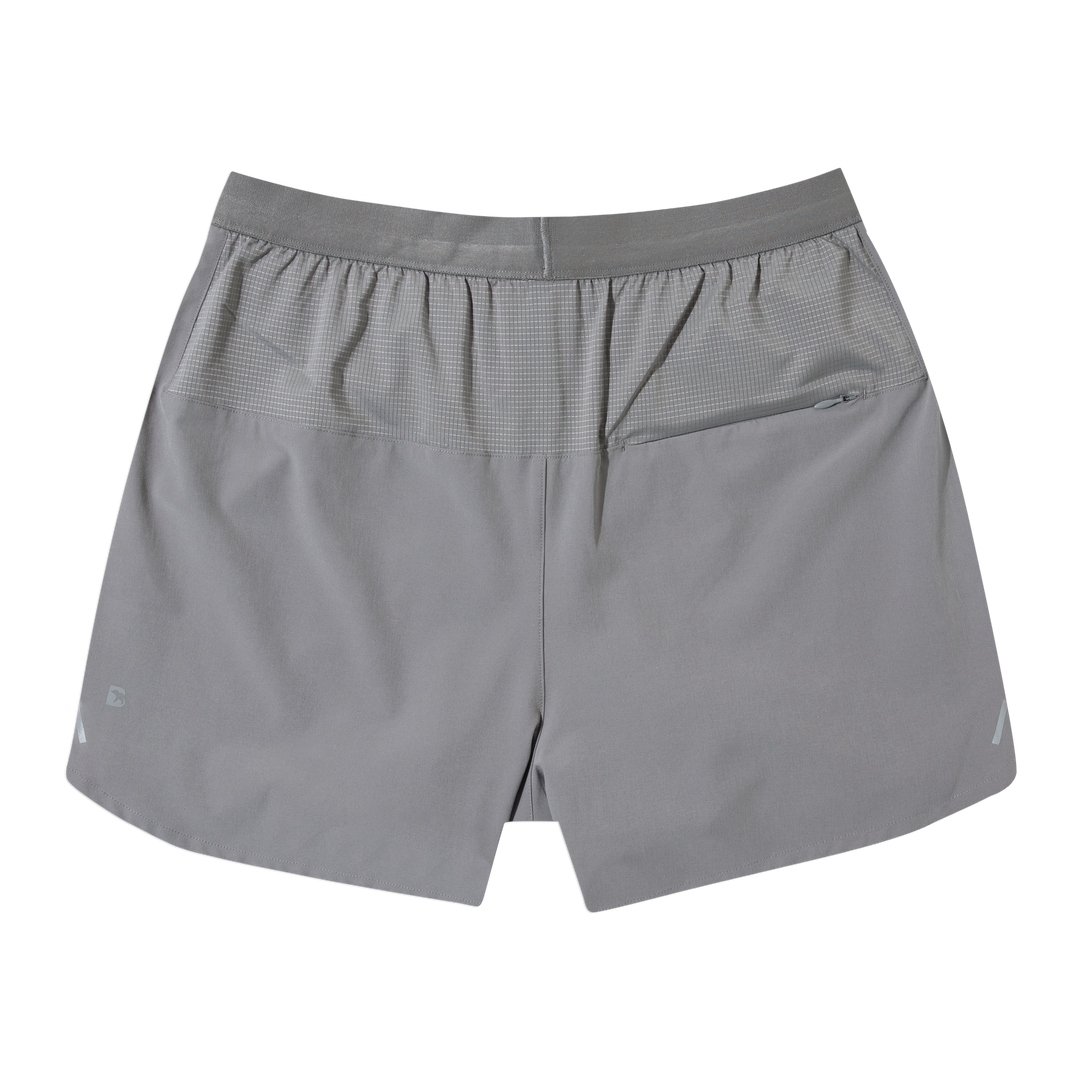 Track Short Lined 4.5" Grey back