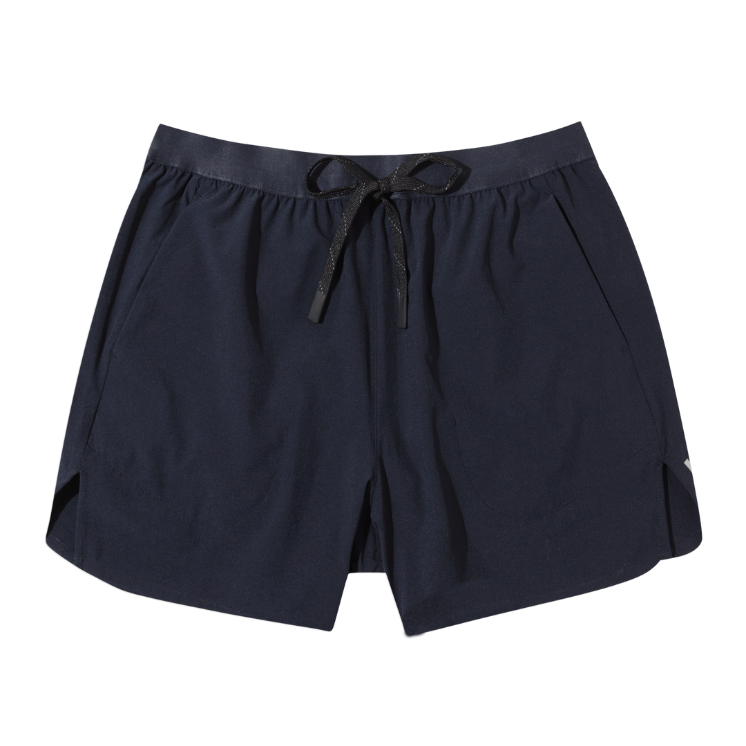 Track Short Lined 4.5" Navy front