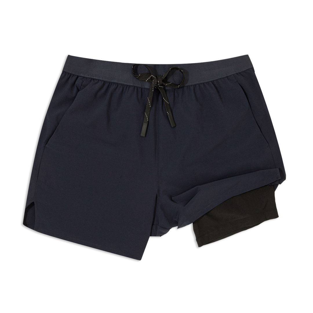 Track Short Navy Front Liner