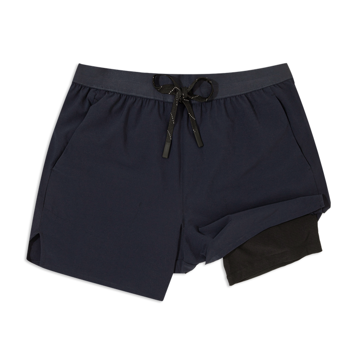 Track Short Navy Front Liner