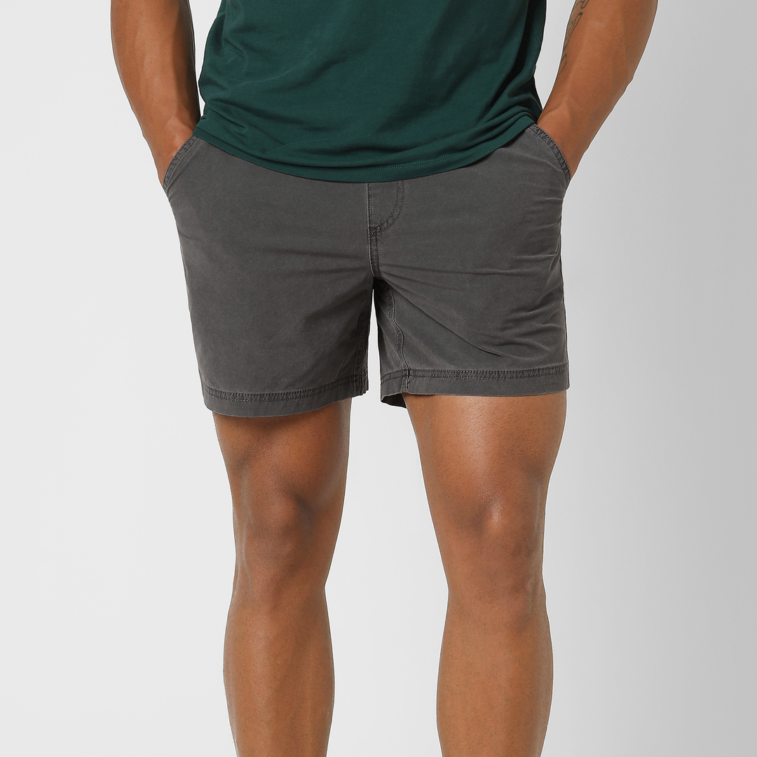 Volley Short 5" Charcoal front on model