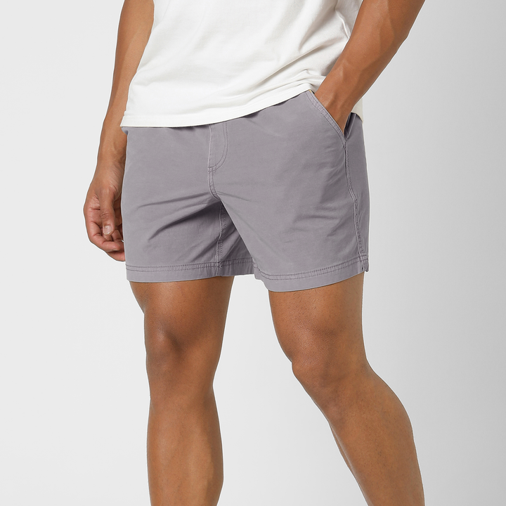 Volley Short 5 Cloud Purple side on model