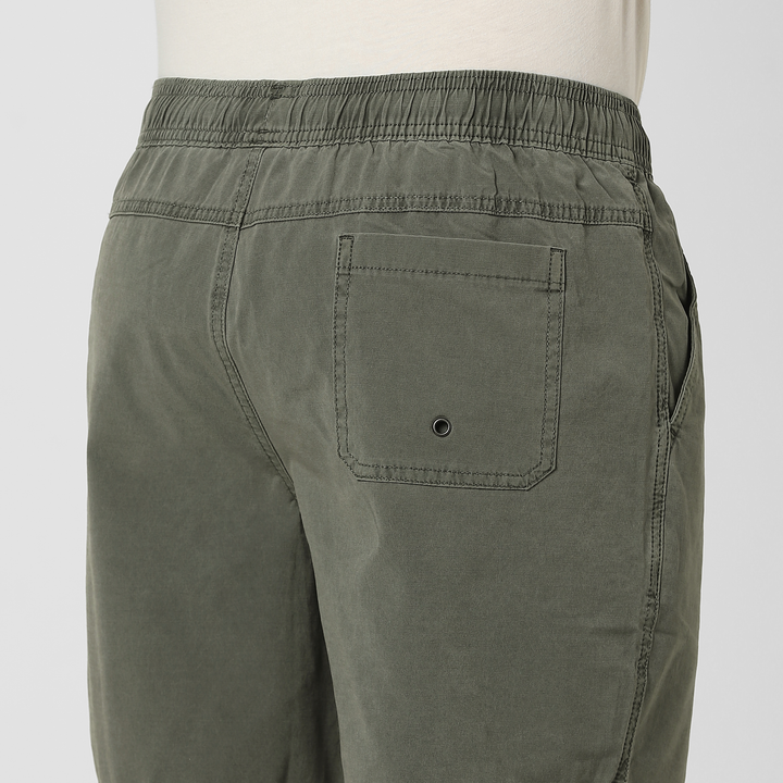 Volley Short 7" Green close up back on model