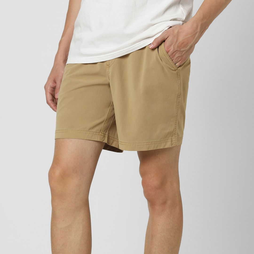 Volley Short 7" Khaki side on model