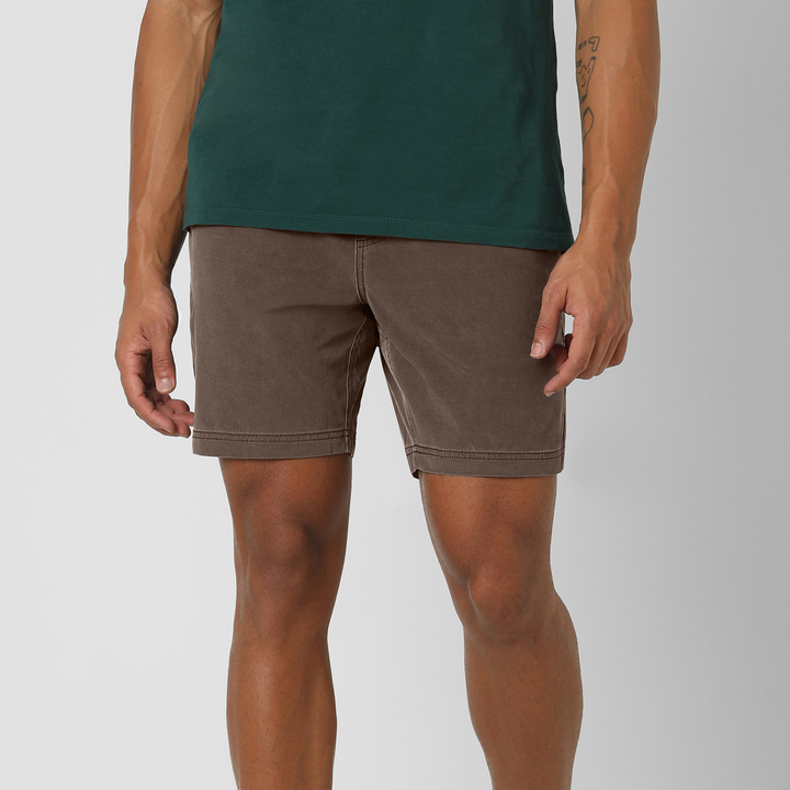 Volley Short 7 Moth front on model