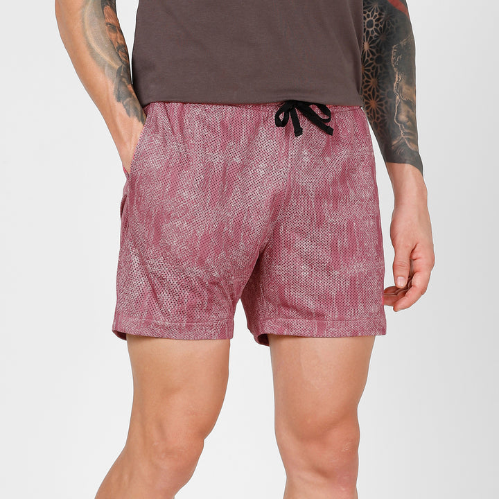 Mesh Short 5.5" Bandit side on model hand in pocket