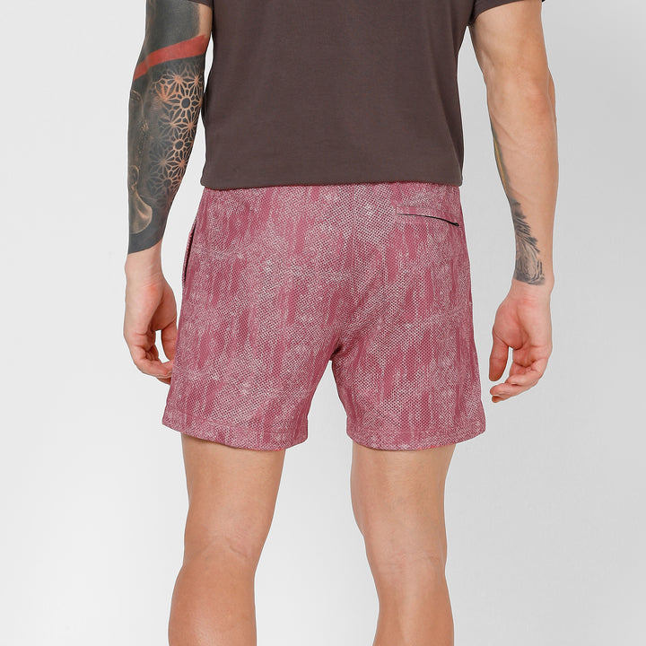 Mesh Short 5.5" Bandit back on model
