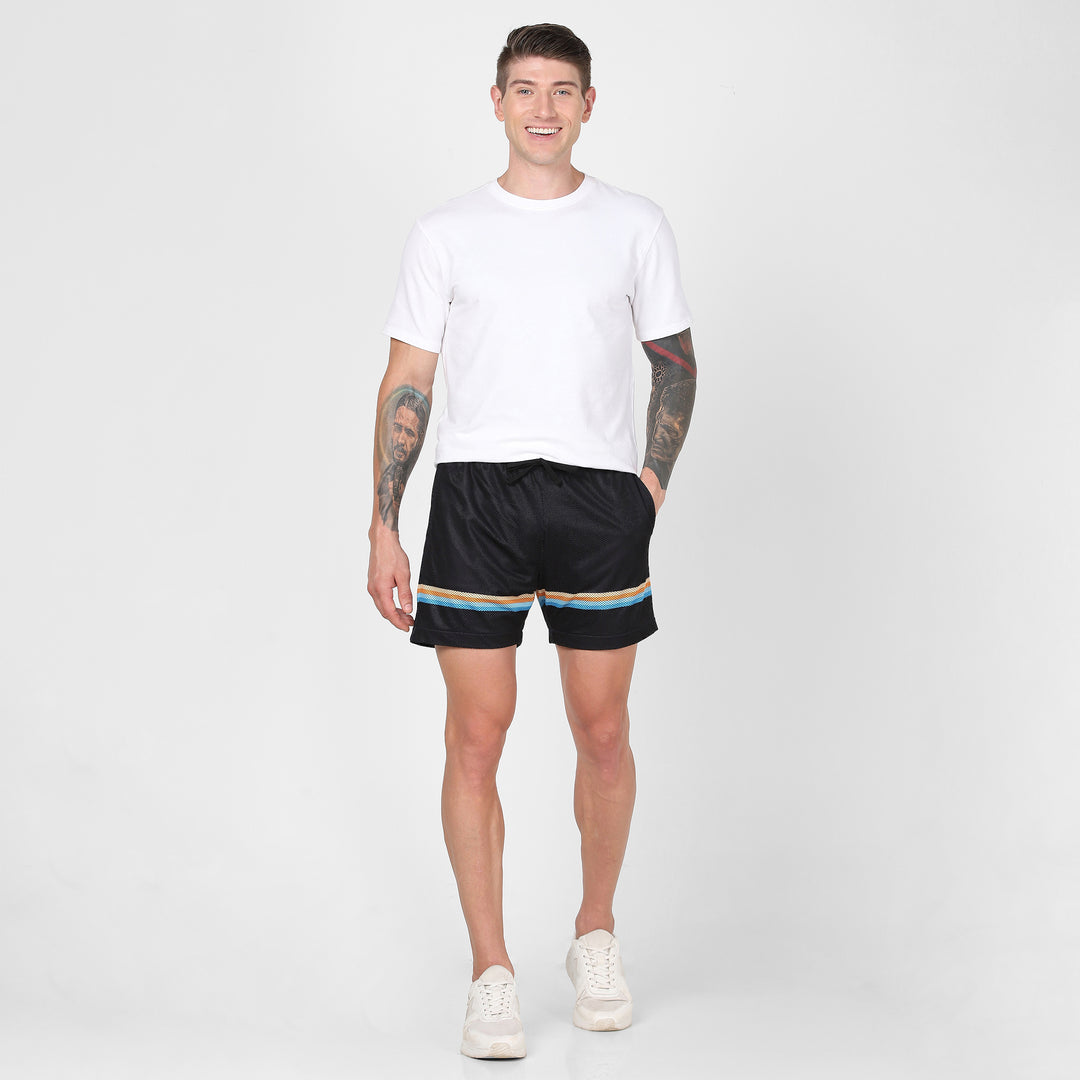 Mesh Short 5.5" Retro full body on model