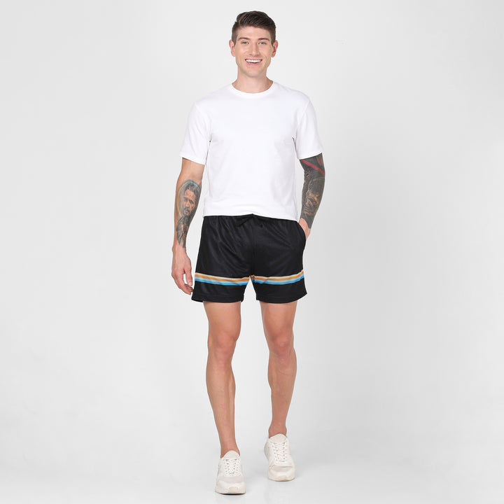 Mesh Short 5.5" Retro full body on model