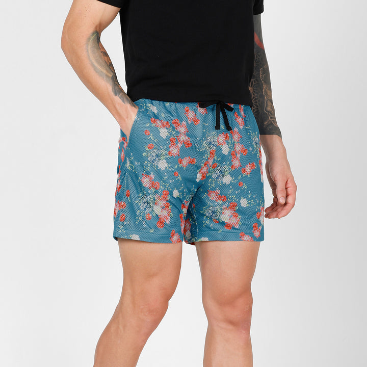 Mesh Short 5.5" Spring side on model hand in pocket