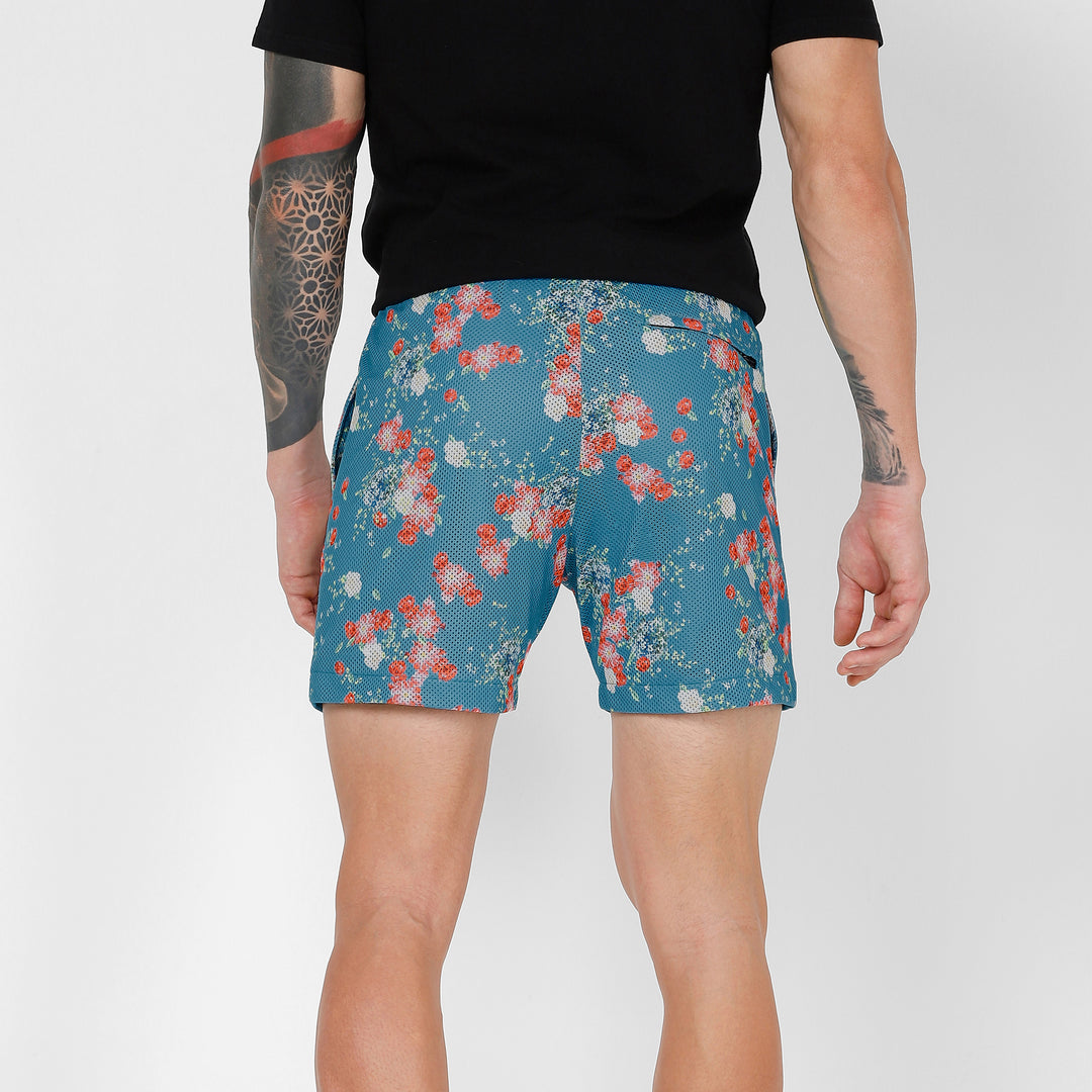 Mesh Short 5.5" Spring back on model