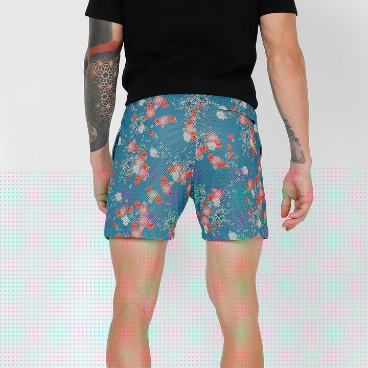 Mesh Short 5.5" Spring back on model