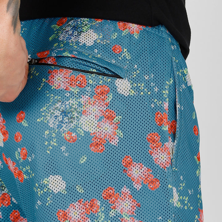Mesh Short 5.5" Spring back zipper pocket
