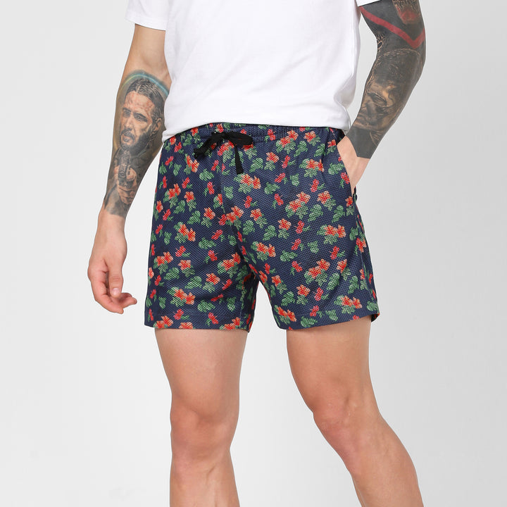 Mesh Short 5.5" Summer side on model