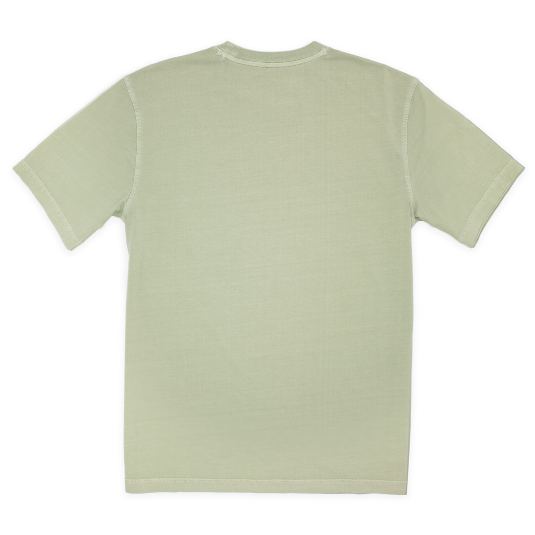 Natural Dye Logo Tee Sage Back
